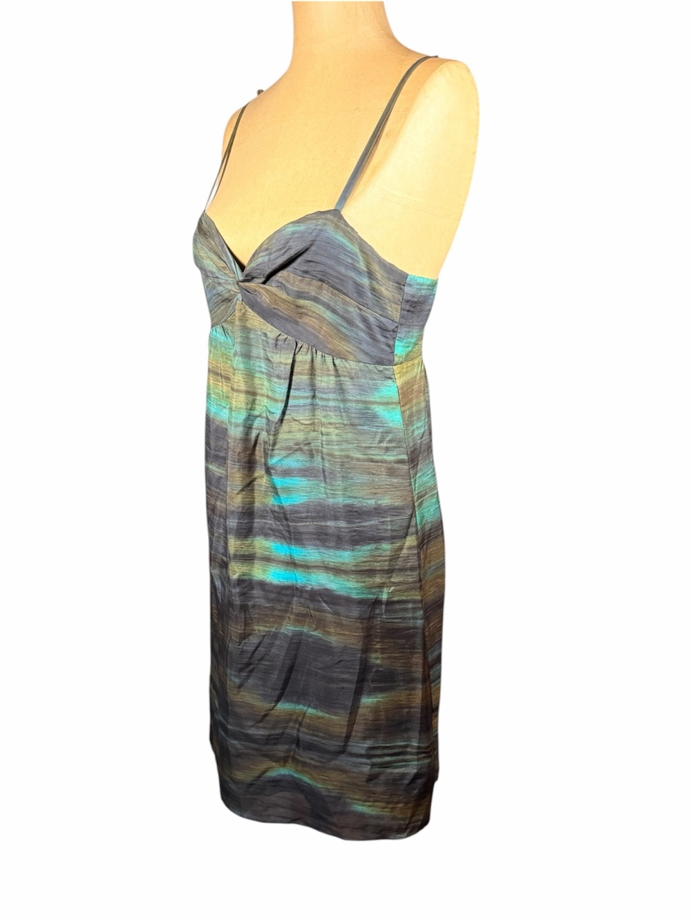 THEORY 100% Silk Abstract Dress Size 2